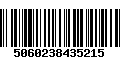 Código de Barras 5060238435215