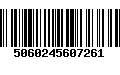 Código de Barras 5060245607261