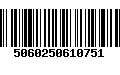 Código de Barras 5060250610751