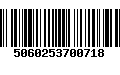 Código de Barras 5060253700718