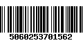 Código de Barras 5060253701562