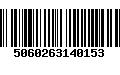 Código de Barras 5060263140153