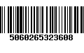 Código de Barras 5060265323608