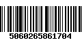 Código de Barras 5060265861704