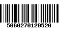 Código de Barras 5060270120520