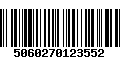 Código de Barras 5060270123552