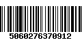 Código de Barras 5060276370912