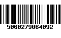 Código de Barras 5060279064092