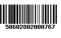 Código de Barras 50602802000767