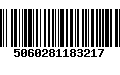 Código de Barras 5060281183217