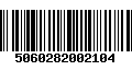 Código de Barras 5060282002104