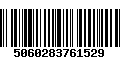 Código de Barras 5060283761529