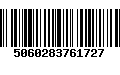 Código de Barras 5060283761727