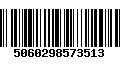 Código de Barras 5060298573513