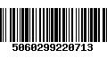 Código de Barras 5060299220713