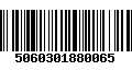 Código de Barras 5060301880065