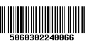 Código de Barras 5060302240066