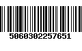 Código de Barras 5060302257651