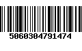 Código de Barras 5060304791474