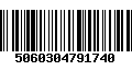 Código de Barras 5060304791740