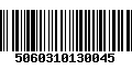 Código de Barras 5060310130045