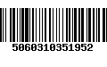 Código de Barras 5060310351952