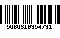 Código de Barras 5060310354731