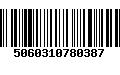 Código de Barras 5060310780387