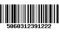 Código de Barras 5060312391222