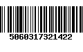 Código de Barras 5060317321422