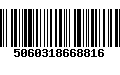 Código de Barras 5060318668816