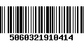 Código de Barras 5060321910414