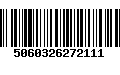Código de Barras 5060326272111