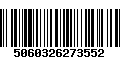 Código de Barras 5060326273552