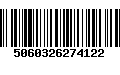 Código de Barras 5060326274122