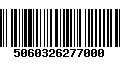 Código de Barras 5060326277000