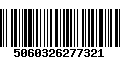 Código de Barras 5060326277321