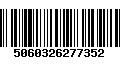 Código de Barras 5060326277352