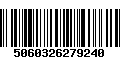 Código de Barras 5060326279240