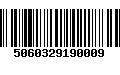 Código de Barras 5060329190009