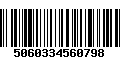 Código de Barras 5060334560798