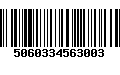 Código de Barras 5060334563003