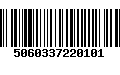 Código de Barras 5060337220101