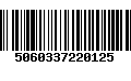 Código de Barras 5060337220125