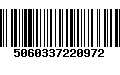 Código de Barras 5060337220972