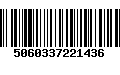Código de Barras 5060337221436