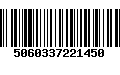 Código de Barras 5060337221450