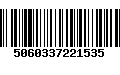 Código de Barras 5060337221535