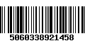 Código de Barras 5060338921458