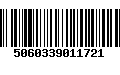 Código de Barras 5060339011721